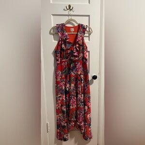 Cupid Floral High-Low Dress Women’s Size Medium